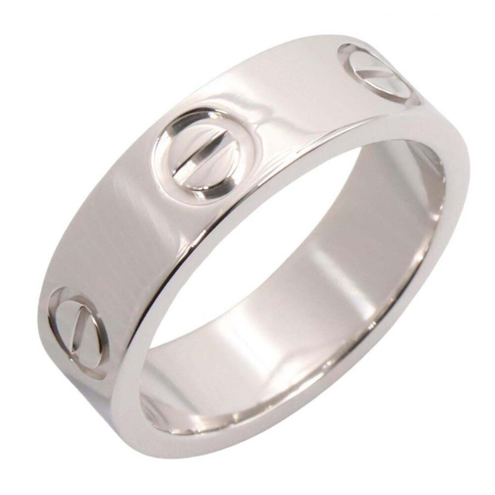 CARTIER 18k Silver Love Ring